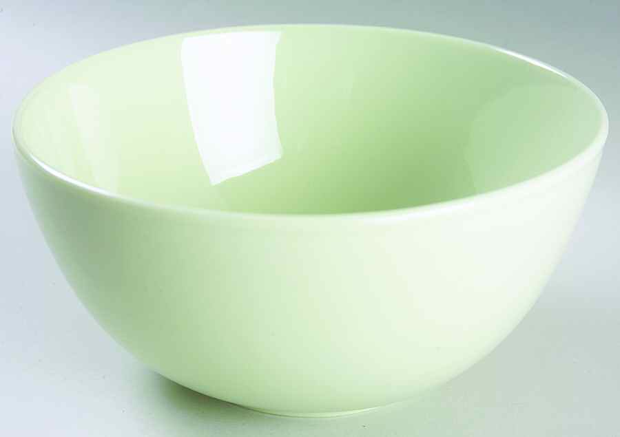 Laurel (Green, White&Pink) Soup/Cereal Bowl by The Cellar (China)-1