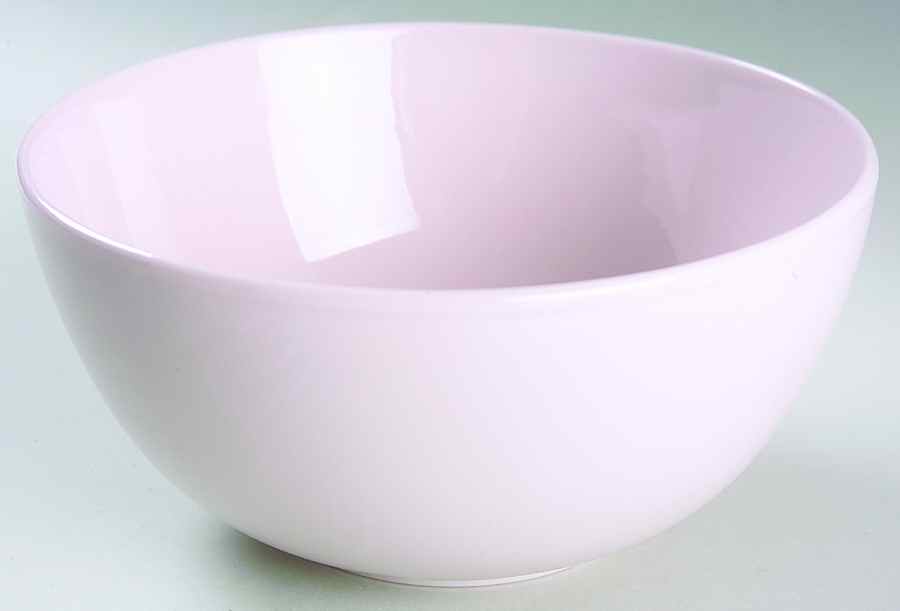 Laurel (Green, White&Pink) Soup/Cereal Bowl by The Cellar (China)-1