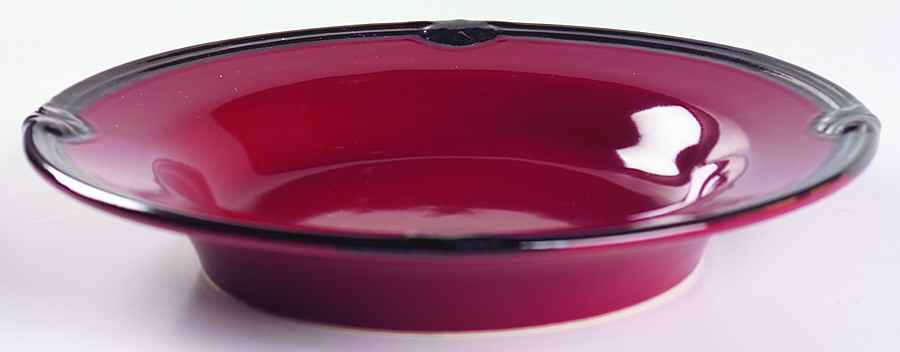 Embassy Burgundy Large Rim Soup Bowl by Certified International-1