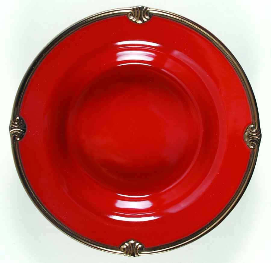 Embassy Burgundy 14" Round Vegetable Bowl by Certified International-1