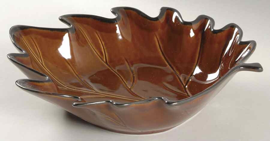 Embassy Harvest 14" Leaf Bowl by Certified International-1