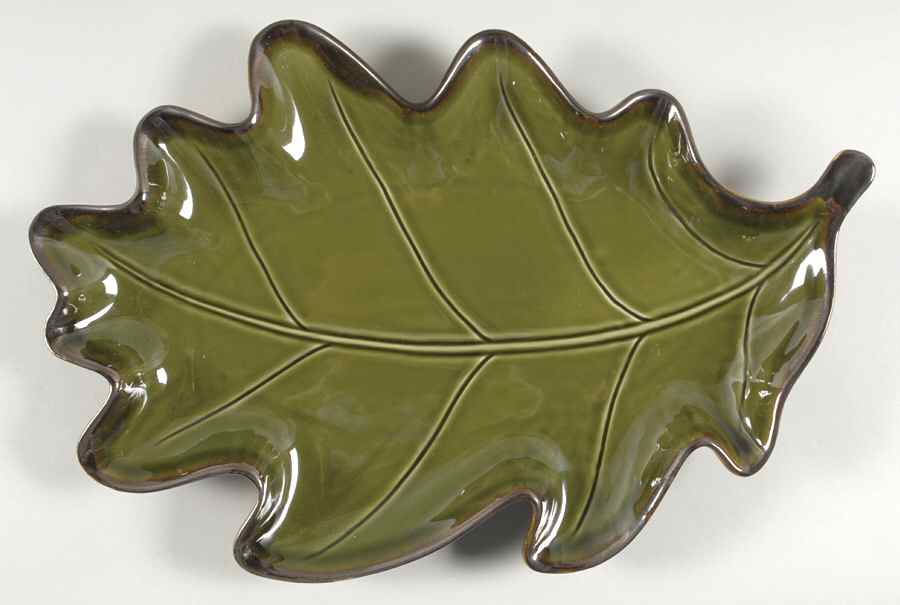 Embassy Harvest 18" Leaf Shaped Platter by Certified International-1