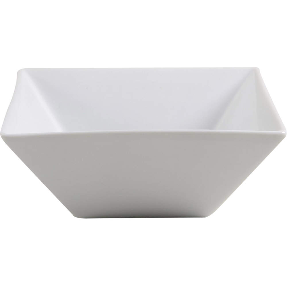 Whiteware Square Coupe Cereal Bowl by The Cellar (China)-1