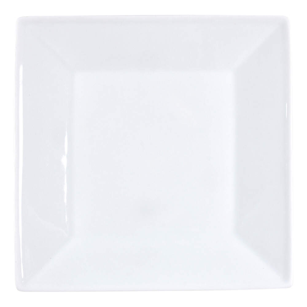 Whiteware Square Salad Plate by The Cellar (China)-1