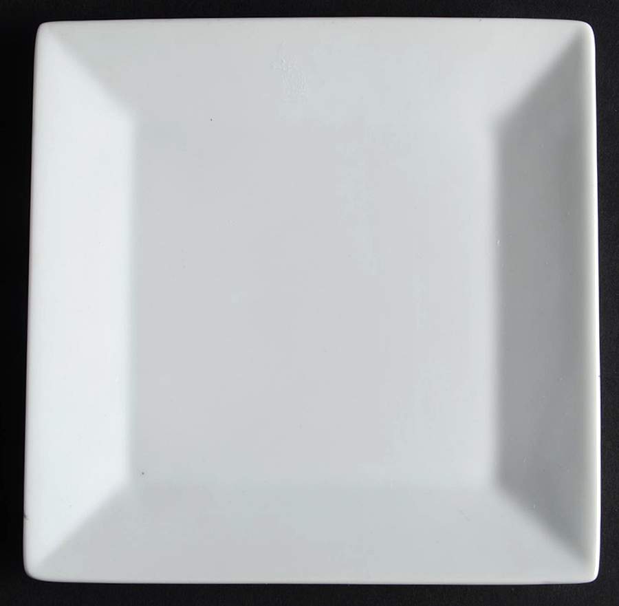 Whiteware Square Canape Plate by The Cellar (China)-1