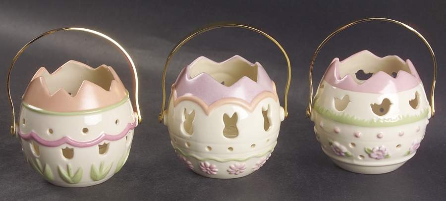 Easter `Votive Candleholder - Set of 3 by Lenox-1