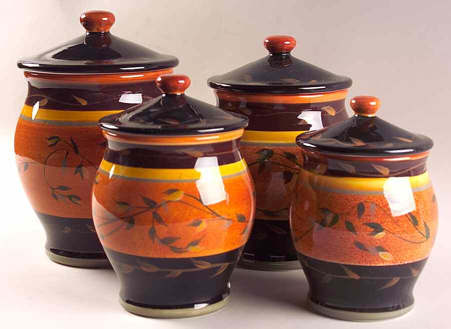 Avalon (4 Piece) Canister Set (Box Set) by Certified International-1