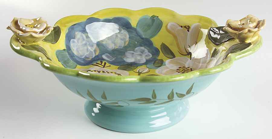 Lisa's Garden Handled Bowl by Certified International-1