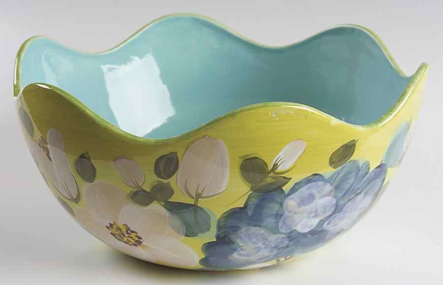 Lisa's Garden 11" Scalloped Bowl by Certified International-1
