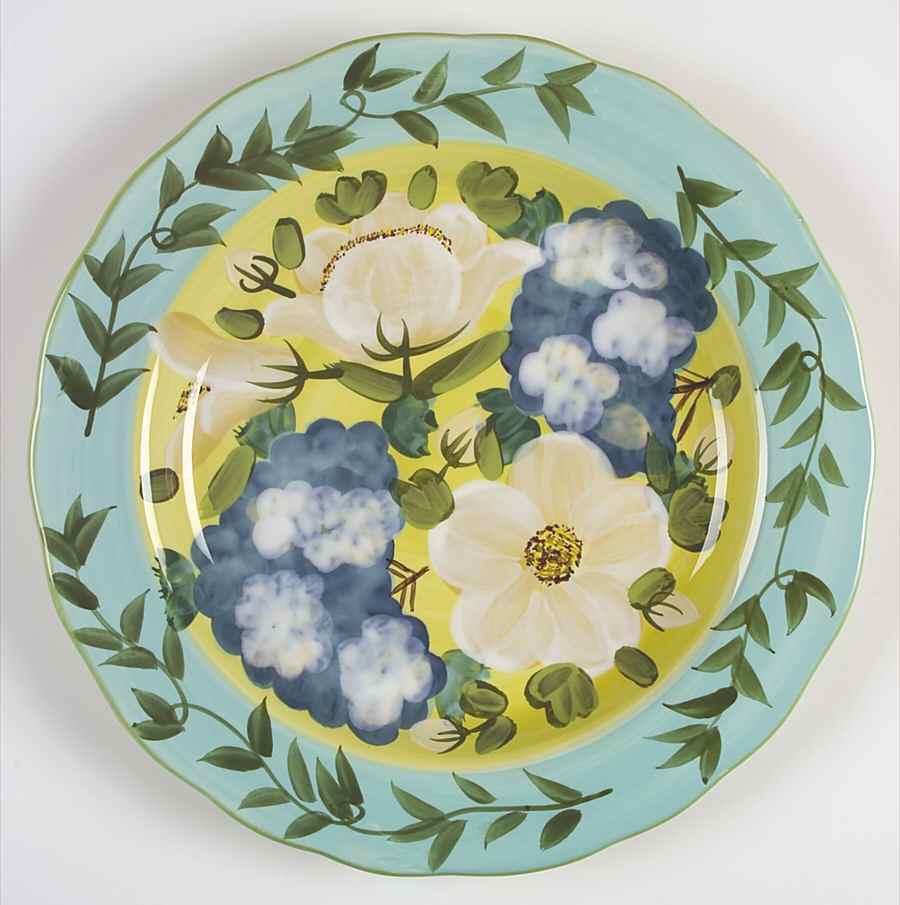 Lisa's Garden Service Plate (Charger) by Certified International-1