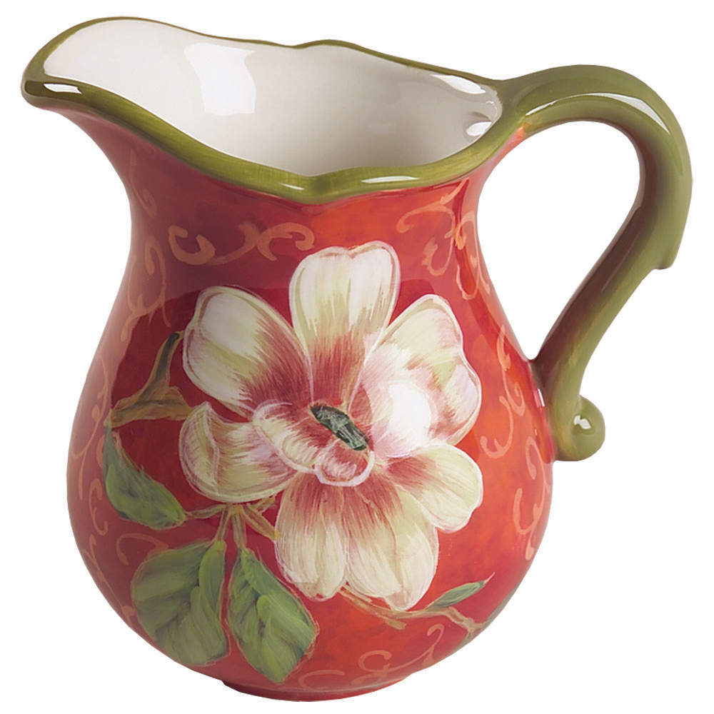 Scarlet Magnolia Creamer by Certified International-1