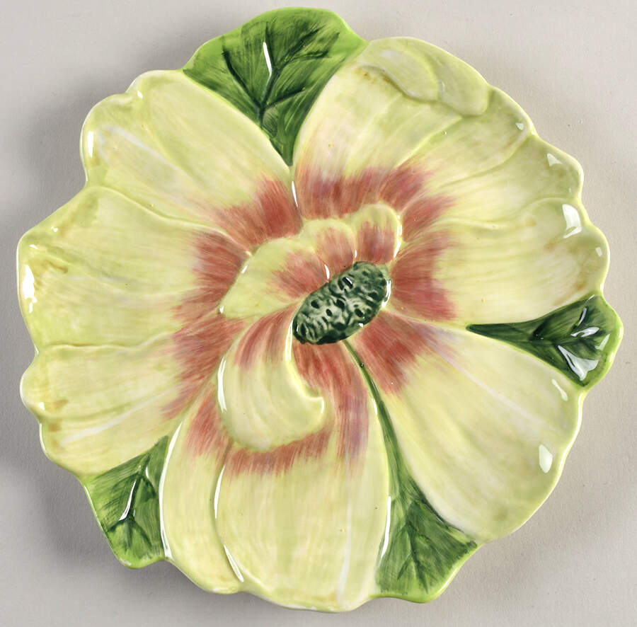 Scarlet Magnolia Dessert/Pie Plate by Certified International-1