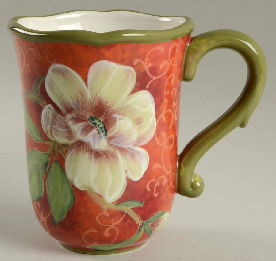Scarlet Magnolia Mug by Certified International-1
