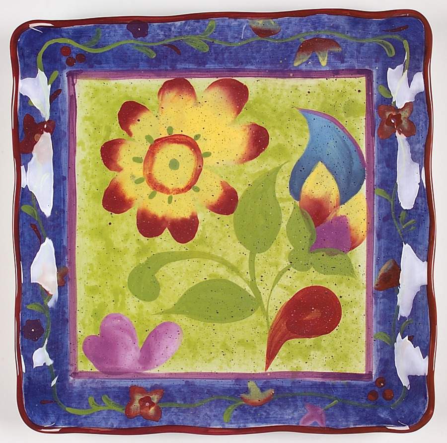 Spicewood 16" Square Serving Platter by Certified International-1