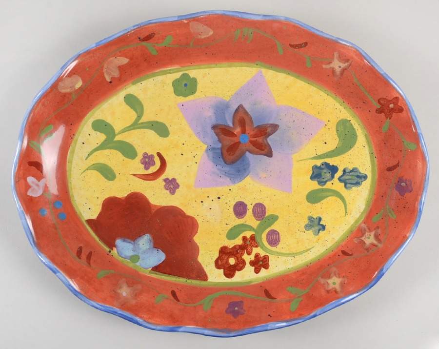 Spicewood 18" Oval Serving Platter by Certified International-1