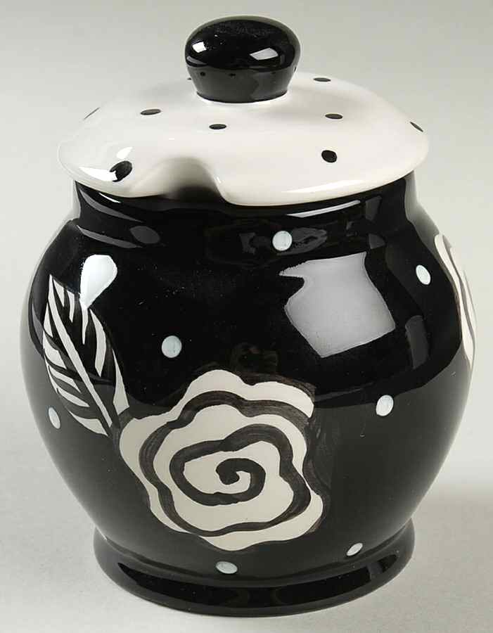 Evening Rose Sugar Bowl & Lid by Certified International-1