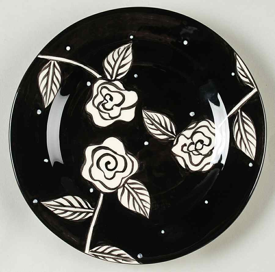 Evening Rose Dessert/Pie Plate by Certified International-1