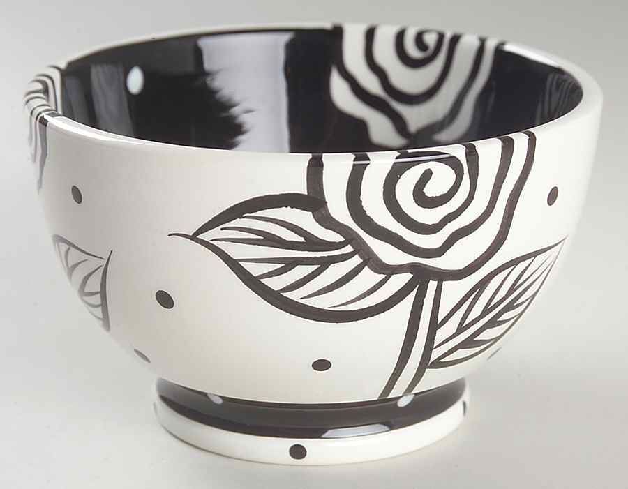 Evening Rose Individual Ice Cream Dish by Certified International-1