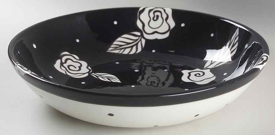 Evening Rose 13" Pasta Serving Bowl by Certified International-1
