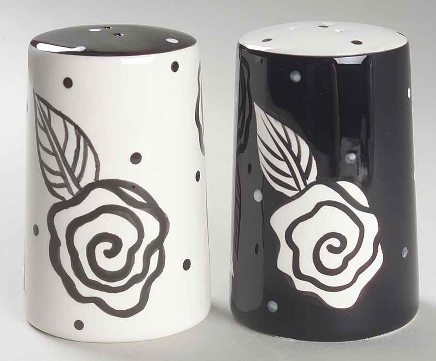 Evening Rose Salt & Pepper Set by Certified International-1