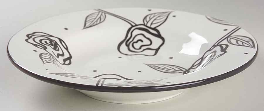 Evening Rose 9" Soup/Pasta Bowl by Certified International-1