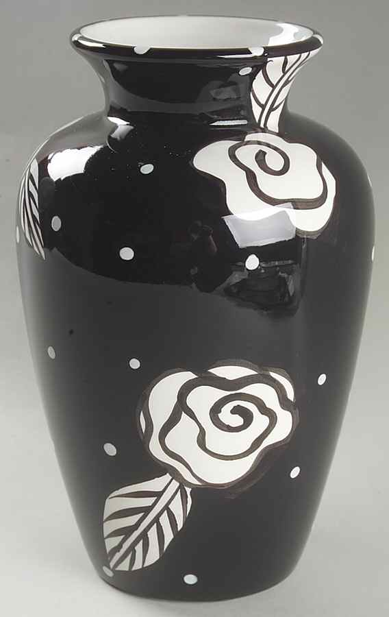 Evening Rose 9" Vase by Certified International-1