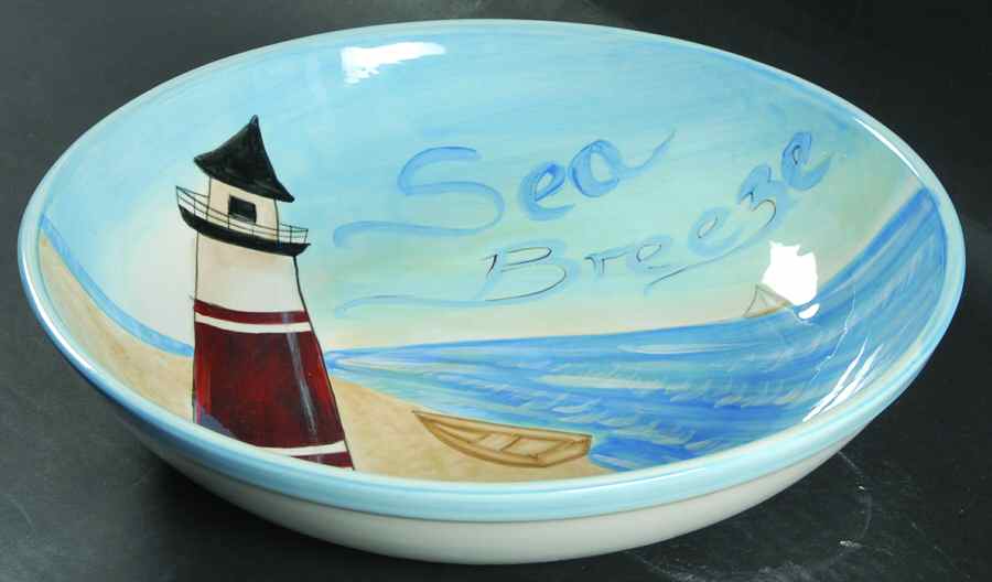 Sea Breeze 13" Pasta Serving Bowl by Certified International-1