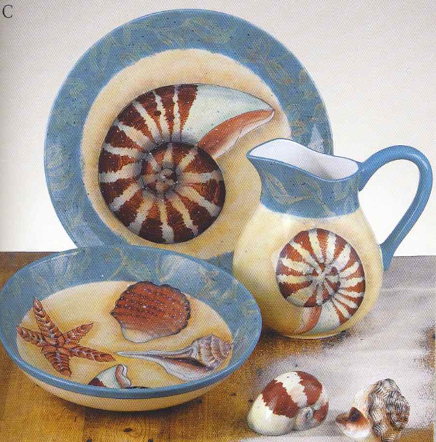 Coastal Blues 128 Oz Pitcher by Certified International-1