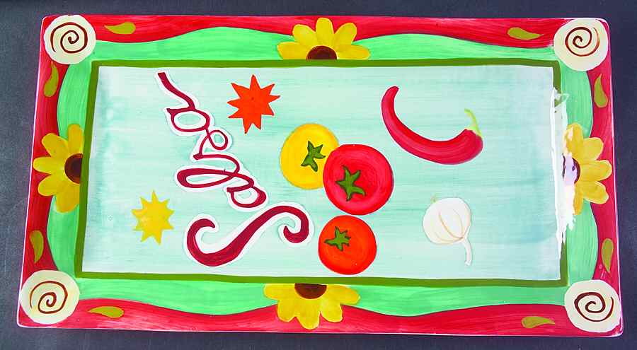 Fiesta 18" Rectangular Serving Platter by Certified International-1