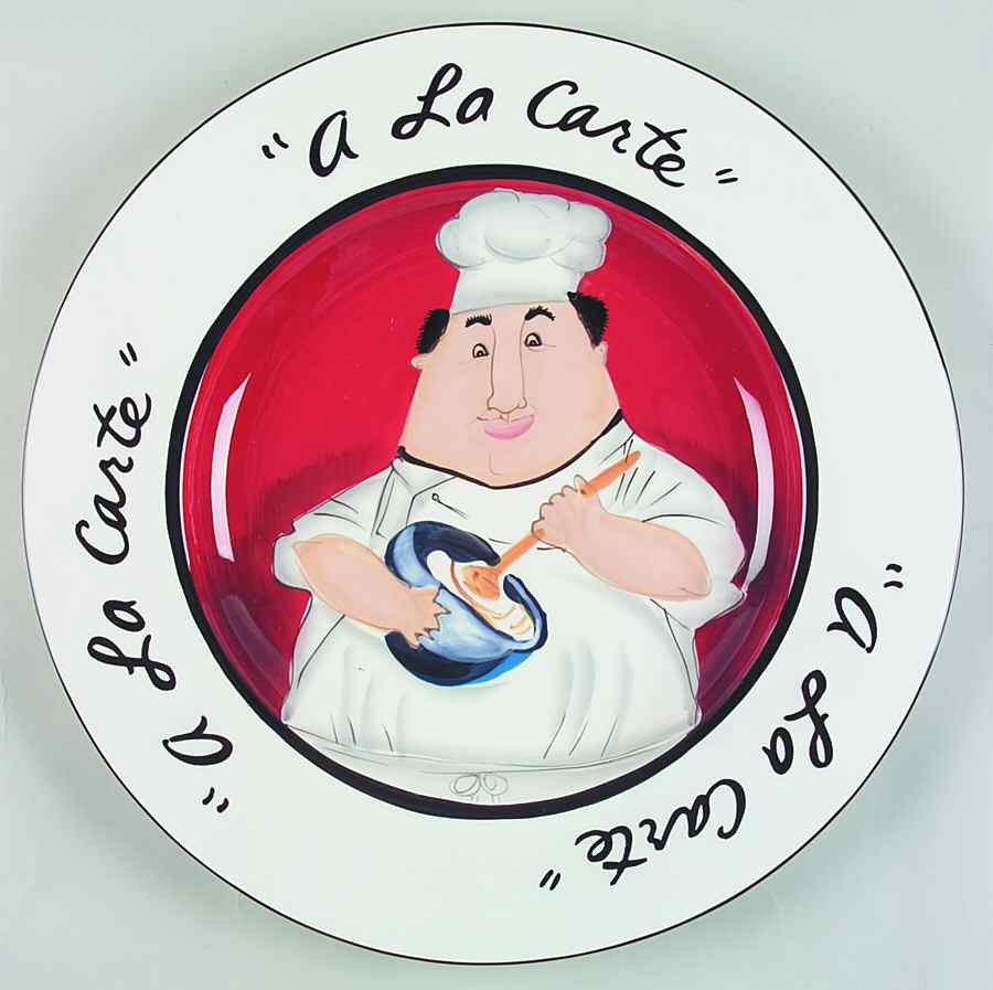 A la Carte Chefs 16" Chop Plate (Round Platter) by Certified International-1
