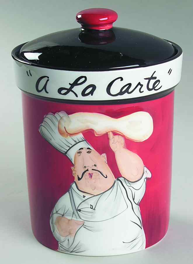 A la Carte Chefs Large Canister & Lid by Certified International-1