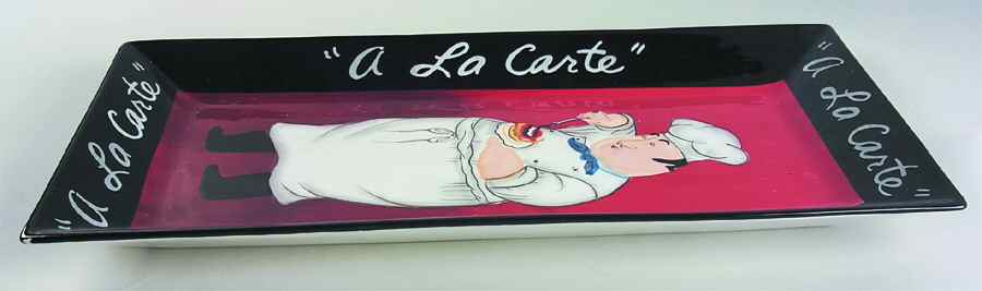 A la Carte Chefs 18" Rectangular Serving Platter by Certified International-1