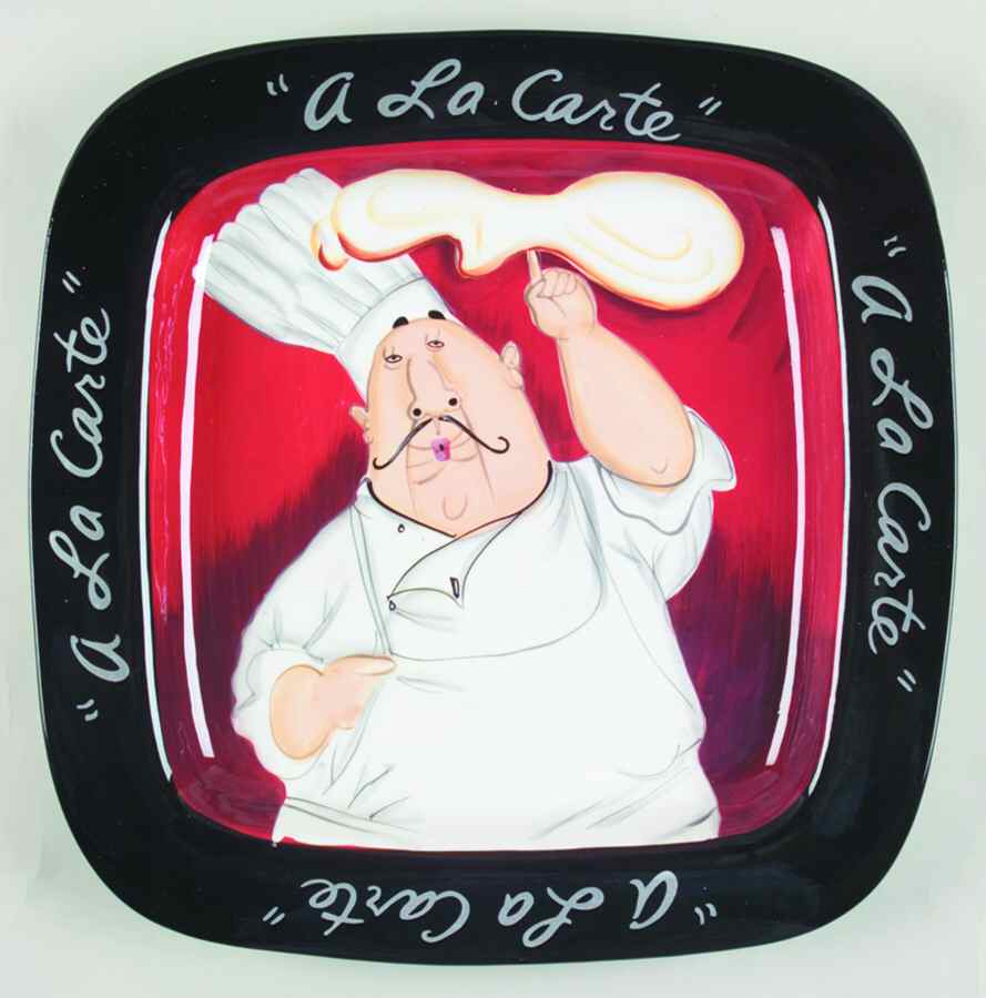 A la Carte Chefs 16" Square Serving Platter by Certified International-1
