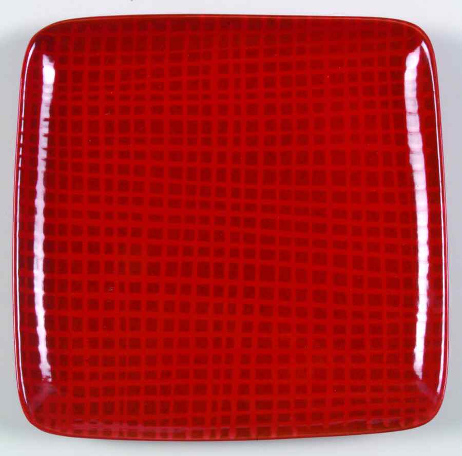 Linen Square Red Dinner Plate by Cuisinart Dinnerware-1