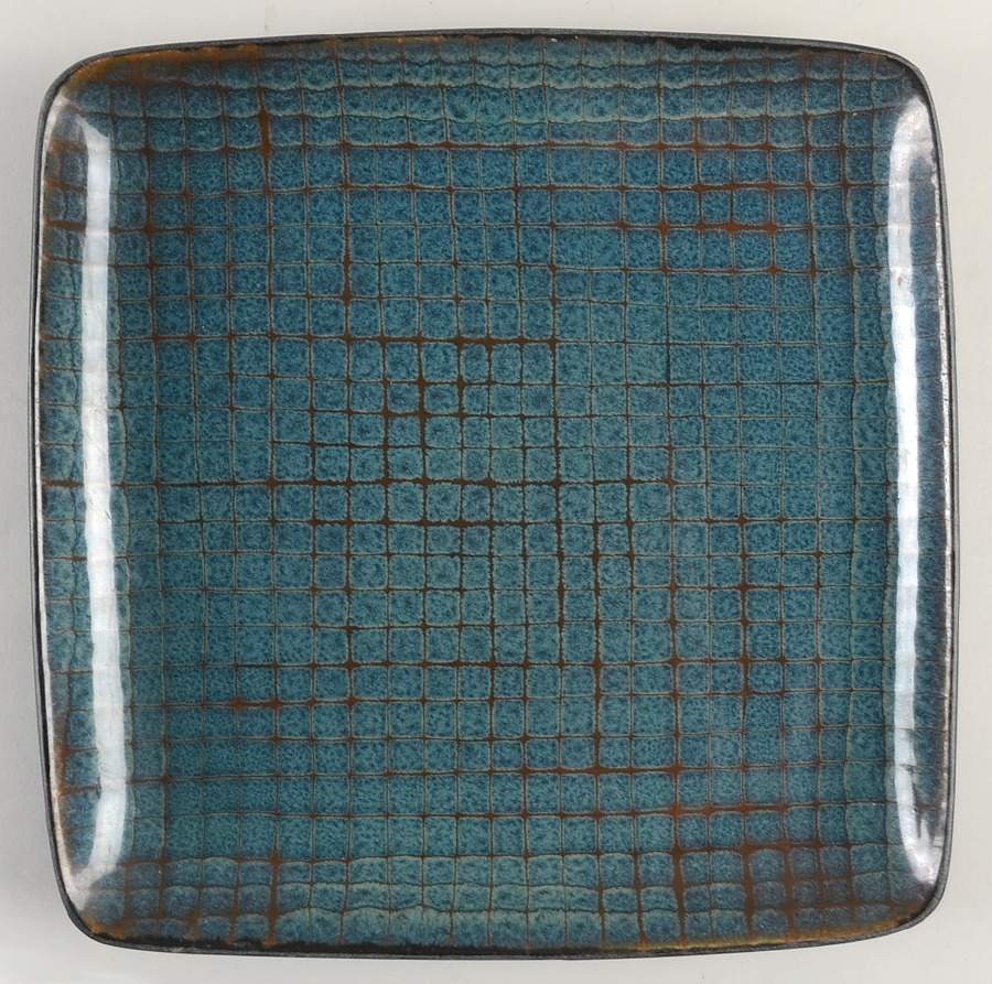 Linen Square Teal Dinner Plate by Cuisinart Dinnerware-1