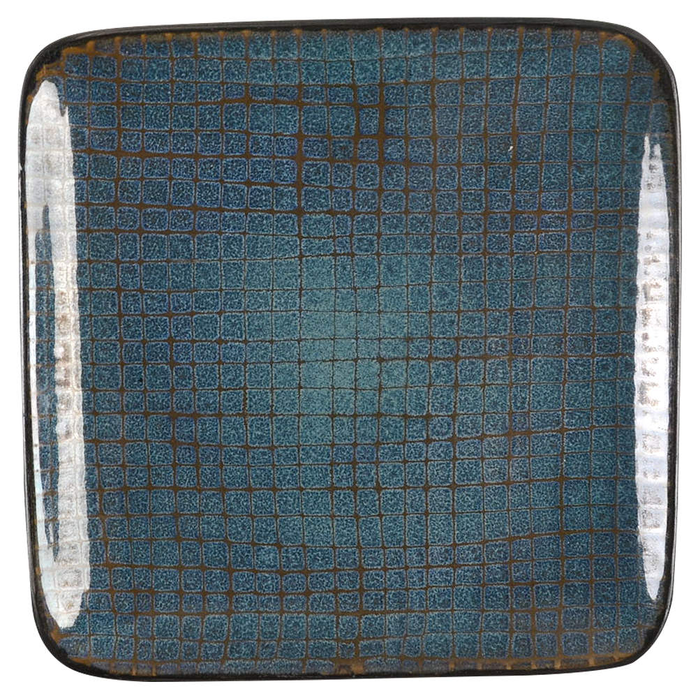 Linen Square Teal Salad Plate by Cuisinart Dinnerware-1