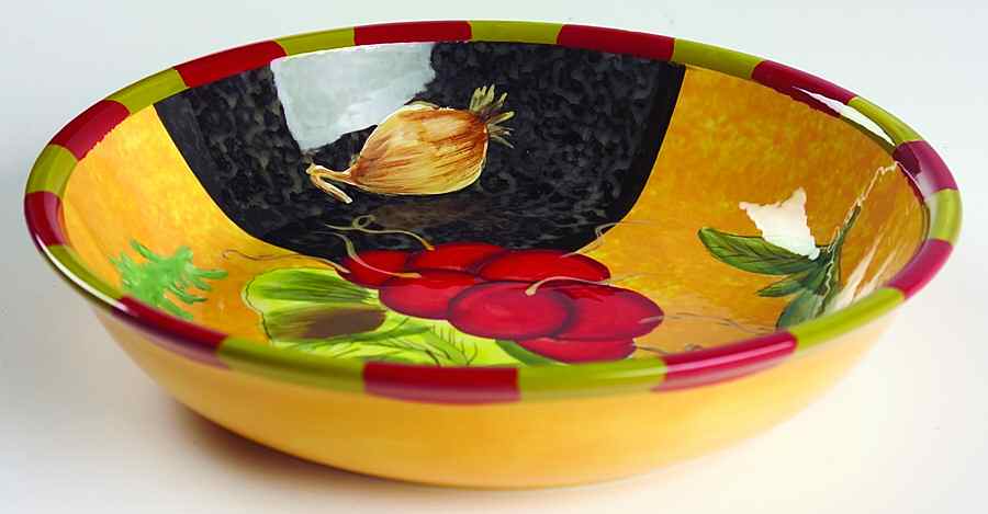 Farmers Market 9" Individual Pasta Bowl by Certified International-1