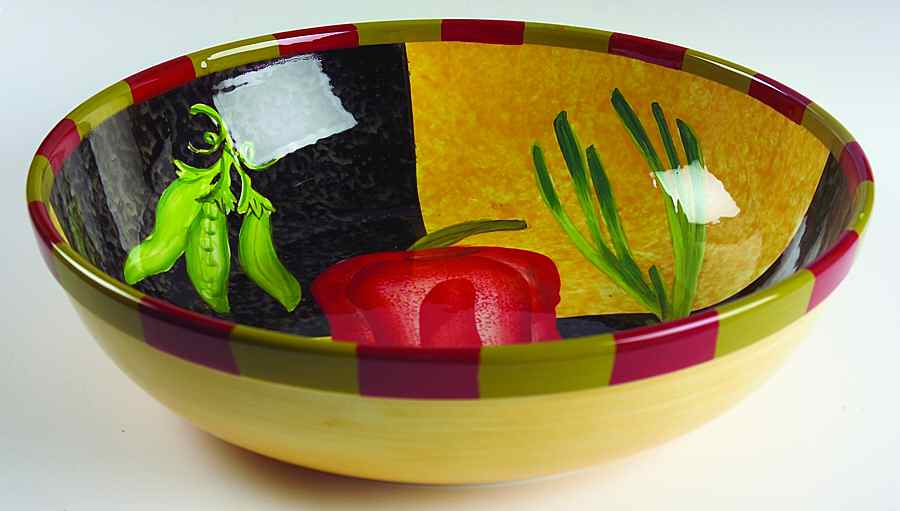 Farmers Market 13" Pasta Serving Bowl by Certified International-1