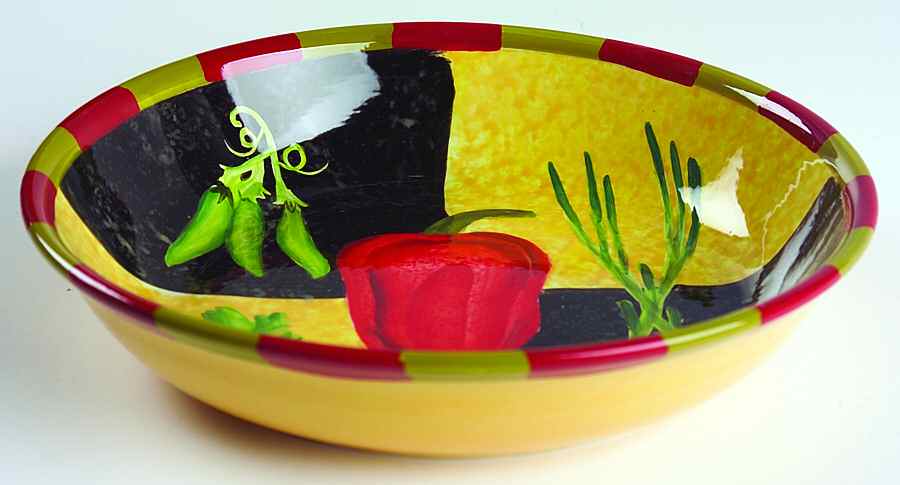 Farmers Market 9" Individual Pasta Bowl by Certified International-1