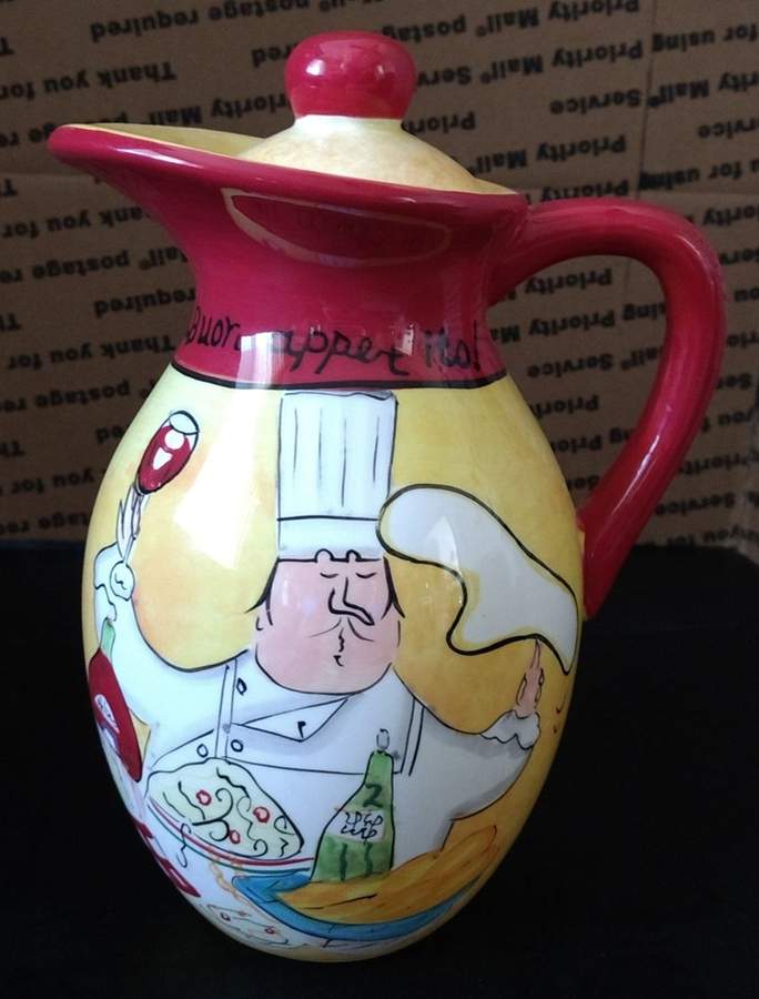 Buon Appetito Oil Jar/Server & Lid by Certified International-1