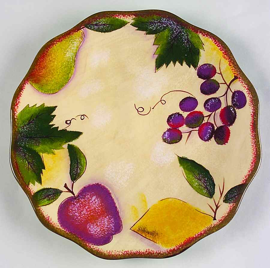 Florentine Dinner Plate by Clay Art-1