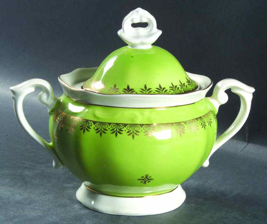 CHZ36 Sugar Bowl & Lid by Chodziez-Poland-1