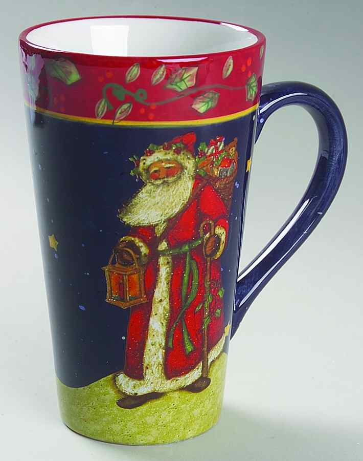 Victorian Santa Latte Mug by Certified International-1