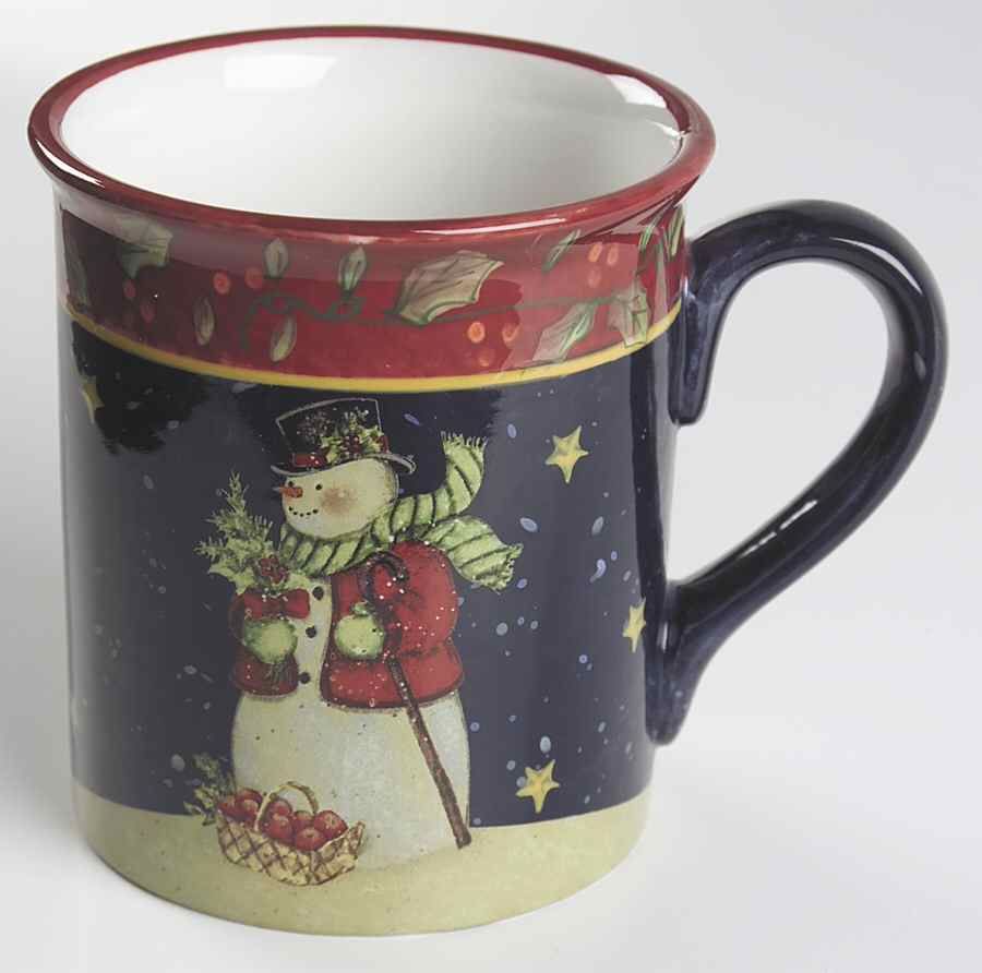 Victorian Snowman Mug by Certified International-1