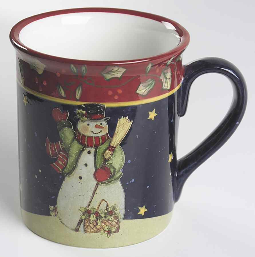 Victorian Snowman Mug by Certified International-1