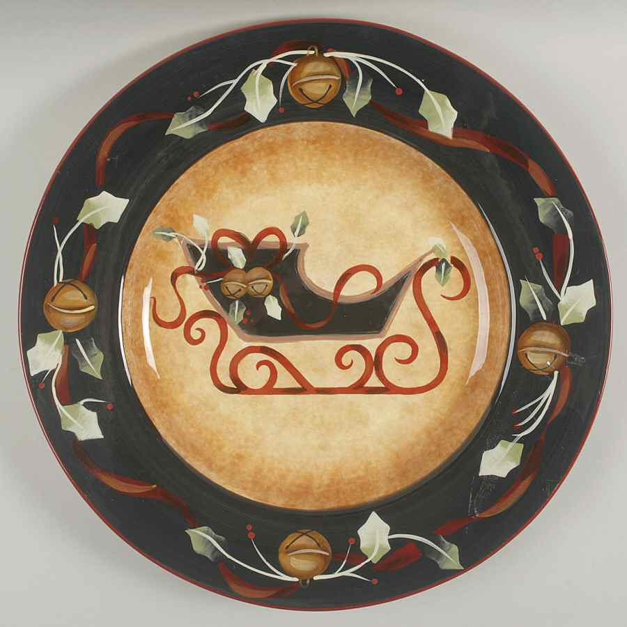 Ribbons & Bells 16" Chop Plate (Round Platter) by Certified International-1