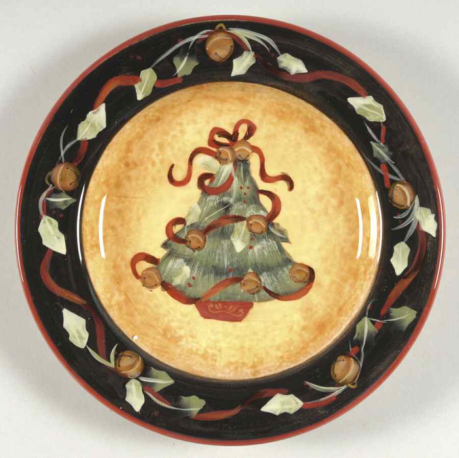 Ribbons & Bells Dessert/Pie Plate by Certified International-1