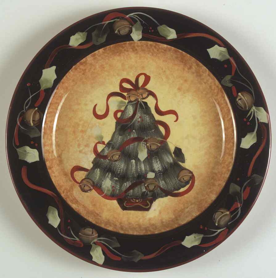 Ribbons & Bells Dinner Plate by Certified International-1