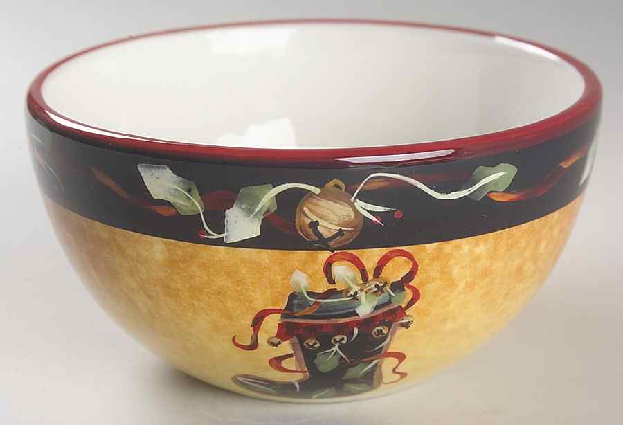 Ribbons & Bells Individual Ice Cream Dish by Certified International-1