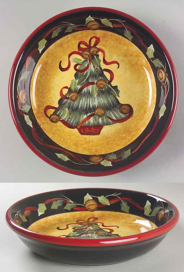 Ribbons & Bells 9" Individual Pasta Bowl by Certified International-1